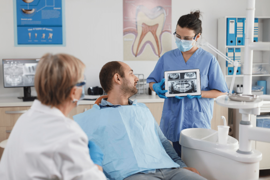 To get a more detailed look at your teeth and jaw, the dentist may recommend X-rays 